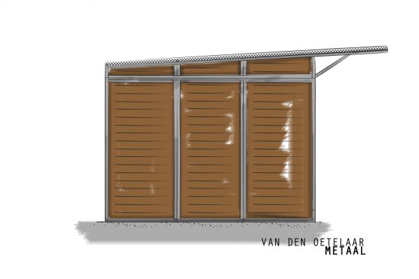 buitenstal standaard zijaanzicht_1 buitenstal standaard zijaanzicht_1