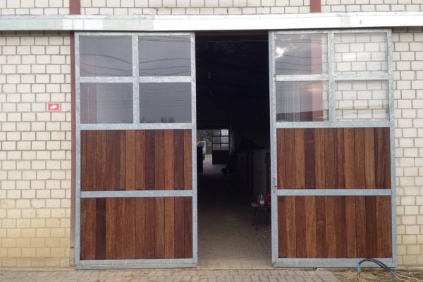 Schuifdeur met glas